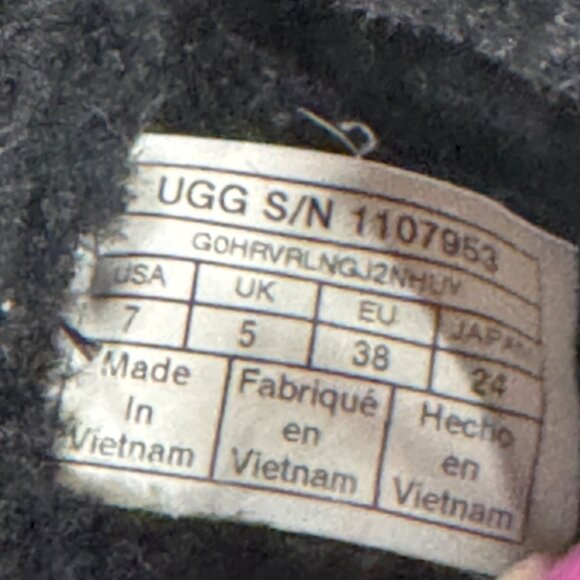 UGG Women's Size 7 Brand Oh Yeah Slide Soft Shoes Slipper Sandals Black - Picture 4 of 10